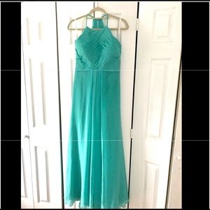 Azazie ginger long dress